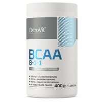 Aminoacizi BCAA 8-1-1 cu aroma de lamaie, 400 g, OstroVit