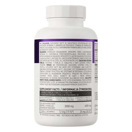 Colagen bovin hidrolizat, 90 tablete, OstroVit 696443