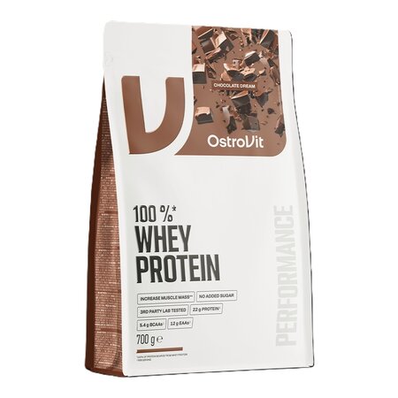 Proteina din zer cu aroma de ciocolata, 700 g, OstroVit 734834