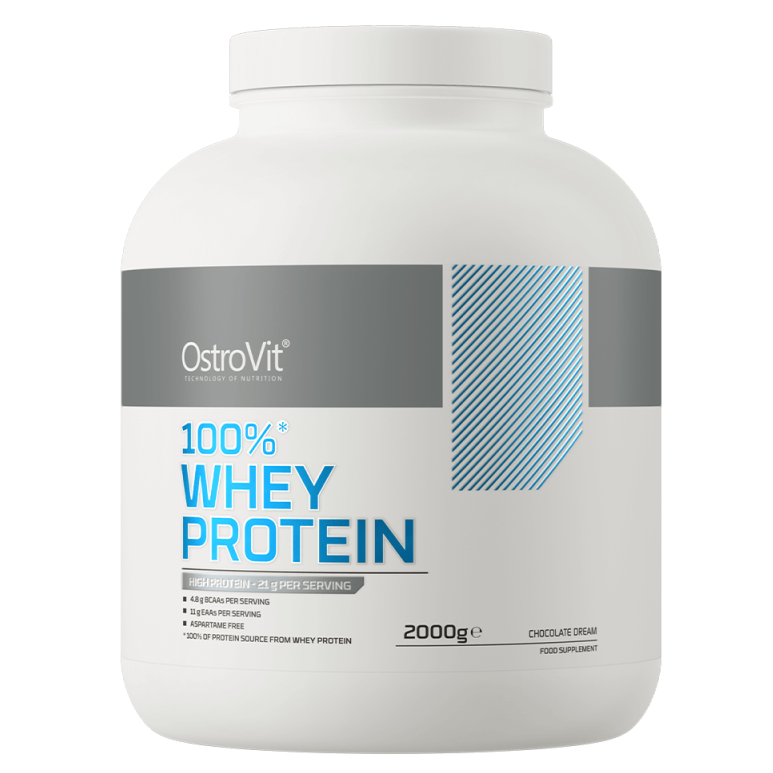 Proteina din zer cu aroma de ciocolata, 2 kg, OstroVit