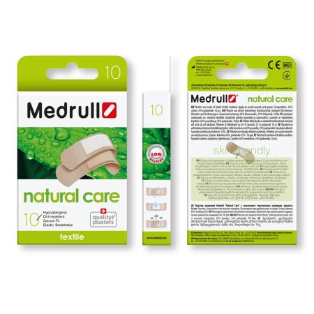 Plasturi individuali Natural Care, 10 bucati, Medrull 656913