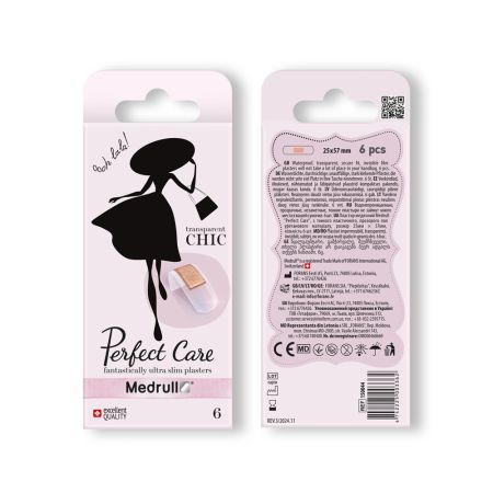 Plasturi individuali transparenti Perfect Care, 6 bucati, Medrull 656918