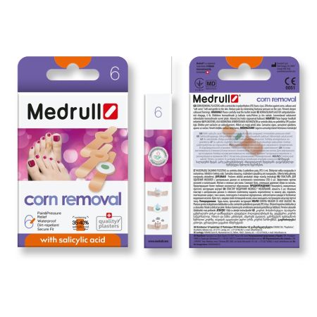 Plasturi pentru bataturi Corn Removal, 6 bucati, Medrull 656928