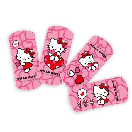 Plasturi sterili pentru copii Hello Kitty, 10 bucati, Medrull 656937