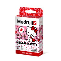 Plasturi sterili pentru copii Hello Kitty, 10 bucati, Medrull