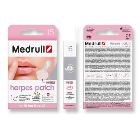 Plasturi pentru herpes Herpes Patch, 15 bucati, Medrull 656953