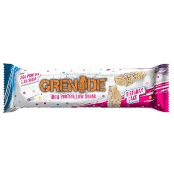 Baton Proteic Birthday Cake, 60 g, Grenade