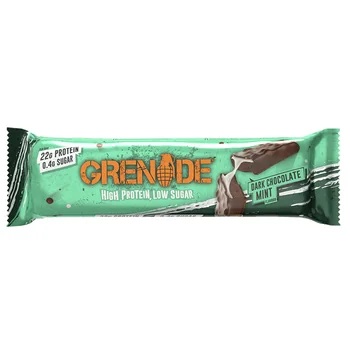 Baton Proteic Dark Chocolate Min, 60 g, Grenade