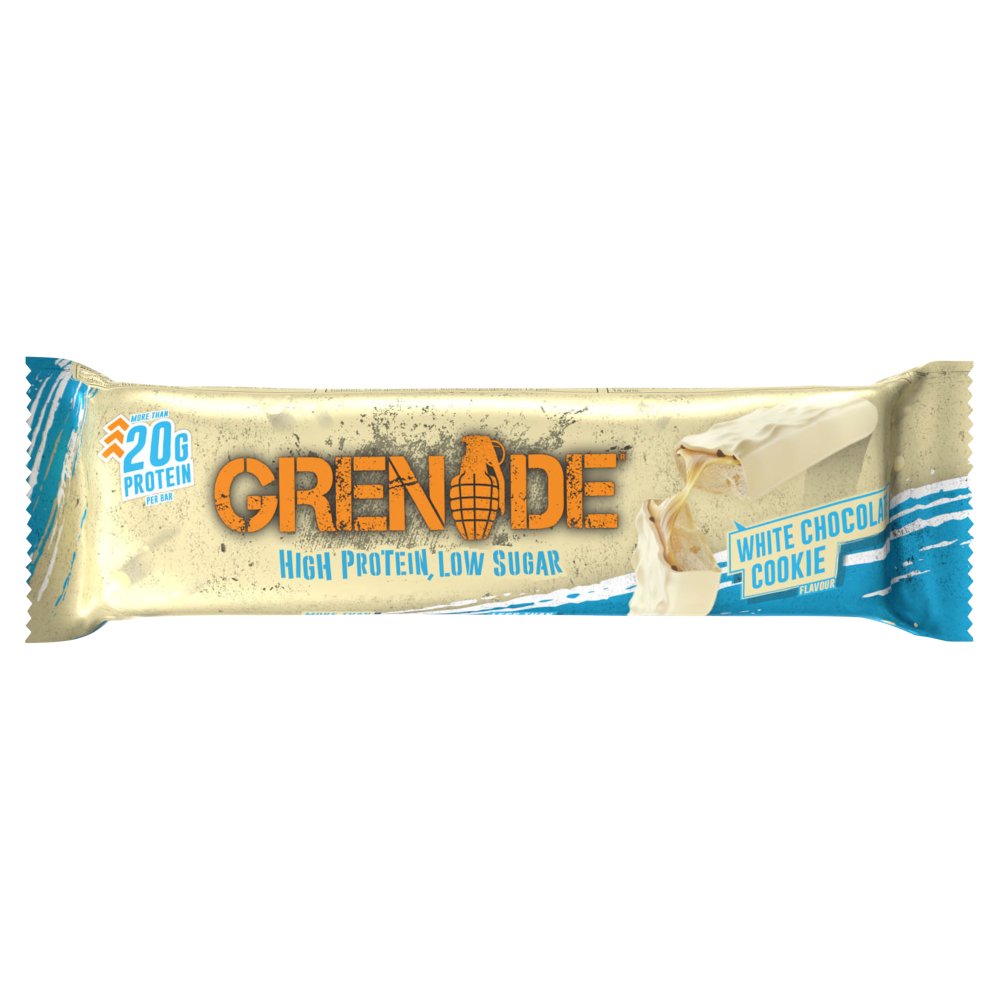 Baton Proteic White Chocolate Cookie, 60 g, Grenade