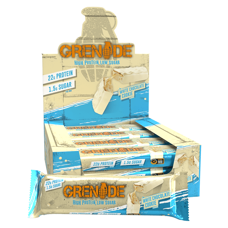 Baton Proteic White Chocolate Cookie, 60 g, Grenade