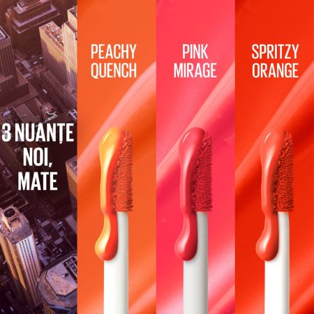 Blush lichid 34 Peachy Quench Sunkisser, 4.7 ml, Maybelline 657064