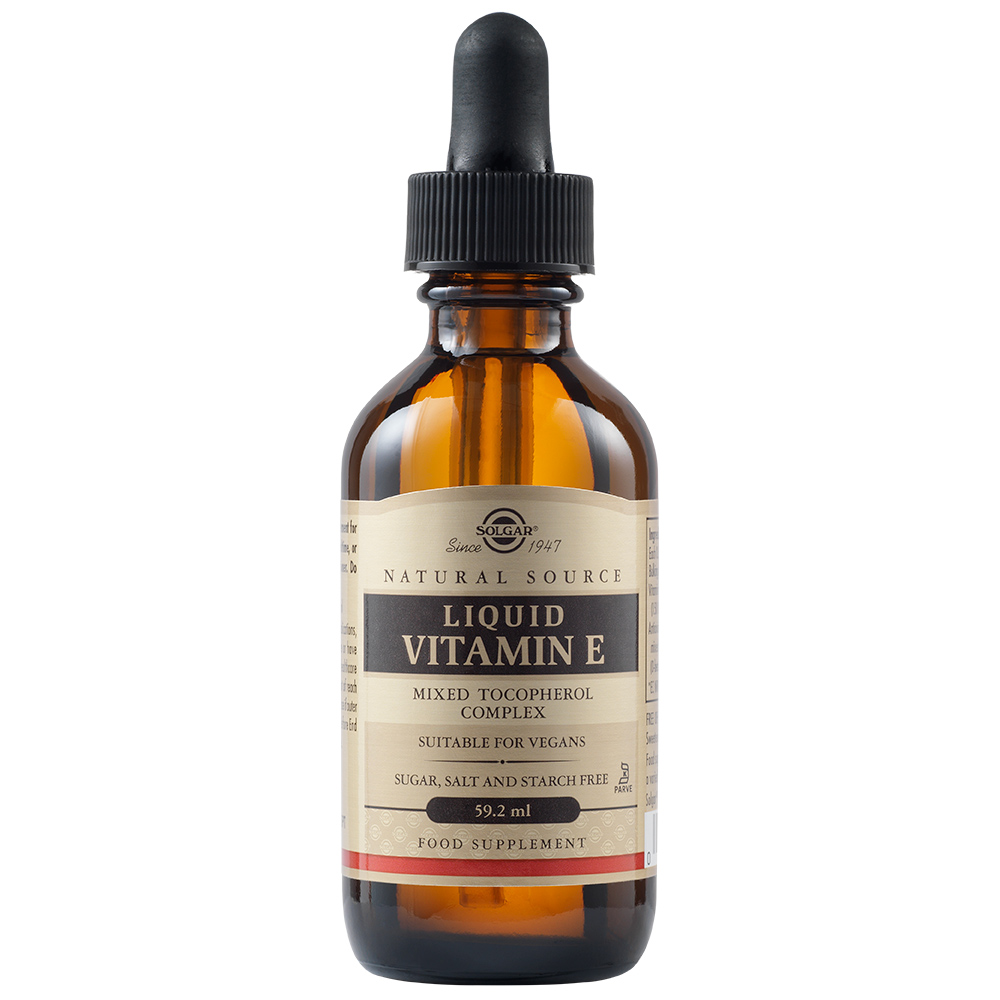 Vitamina E lichida din surse naturale, 59.2 ml, Solgar