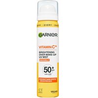 Spray pentru aplicare peste machiaj cu Vitamina C si SPF 50+, 75 ml, Garnier