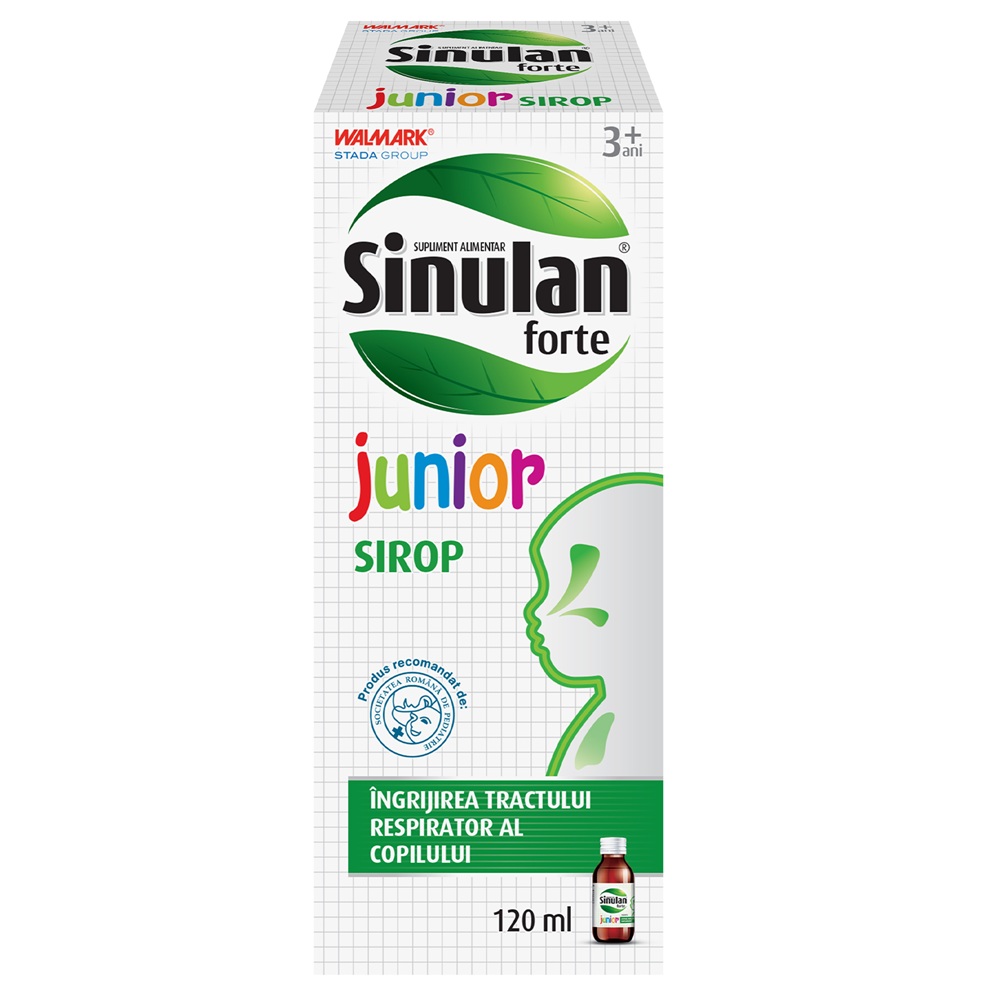 Sirop Sinulan Forte Junior, 120 ml, Walmark