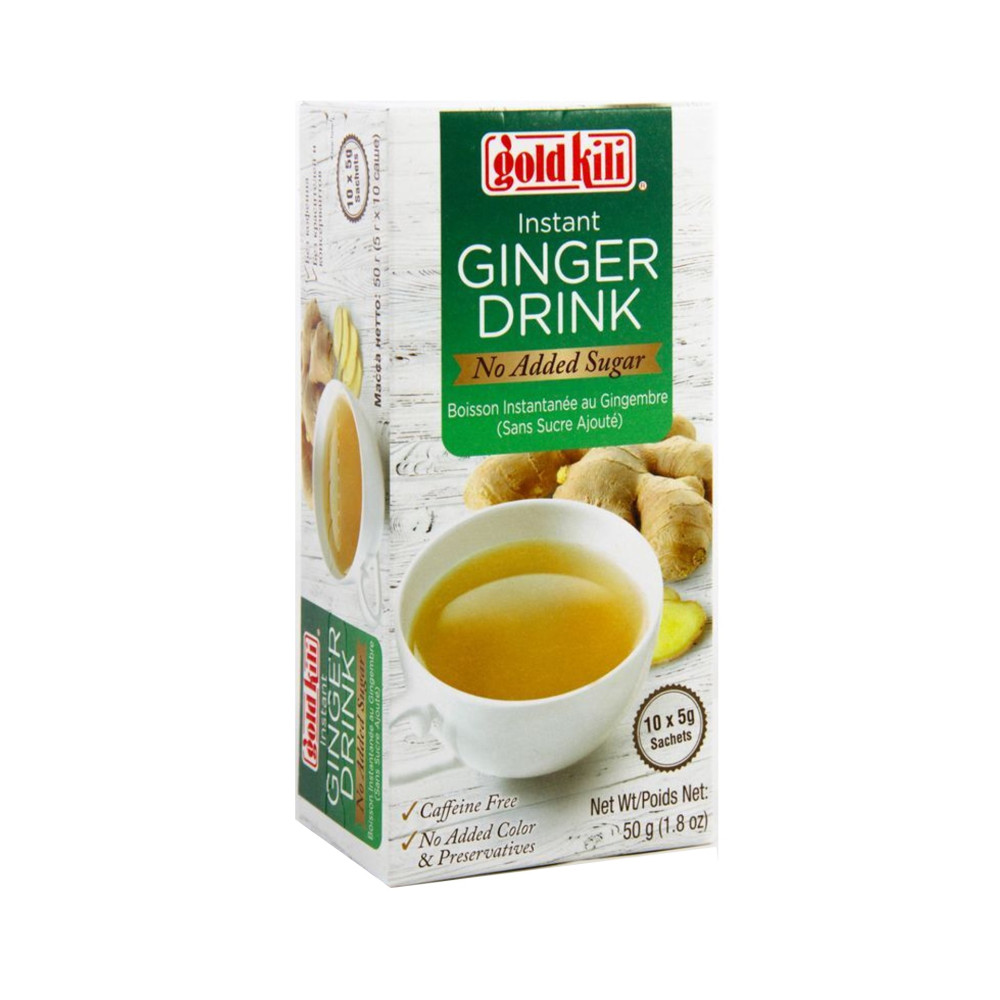 Bautura instant cu ghimbir 100%, 50 g, Gold Kili