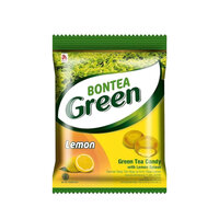 Bomboane cu ceai verde si lamaie, 135 g, Bontea