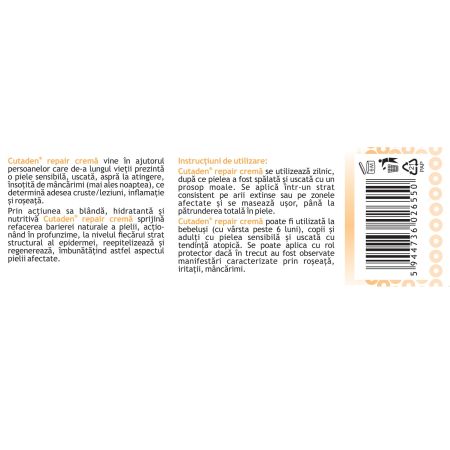 Crema Cutaden Repair, 50 ml, Antibiotice SA 657248