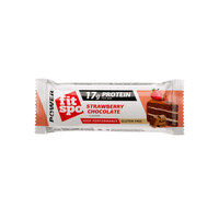 Baton proteic cu ciocolata si capsuni Power, 55 g, FitSpo