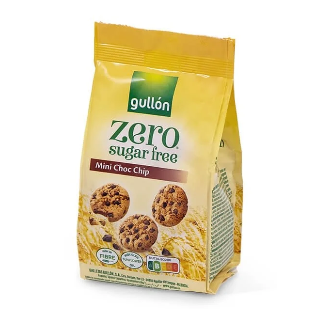 Mini biscuiti cu chipsuri de ciocolata Mini Chip Choco Zero, 75 g, Gullon