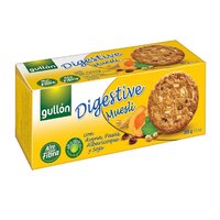 Biscuiti digestivi cu musli, ovaz, stafide si caise, 365 g, Gullon