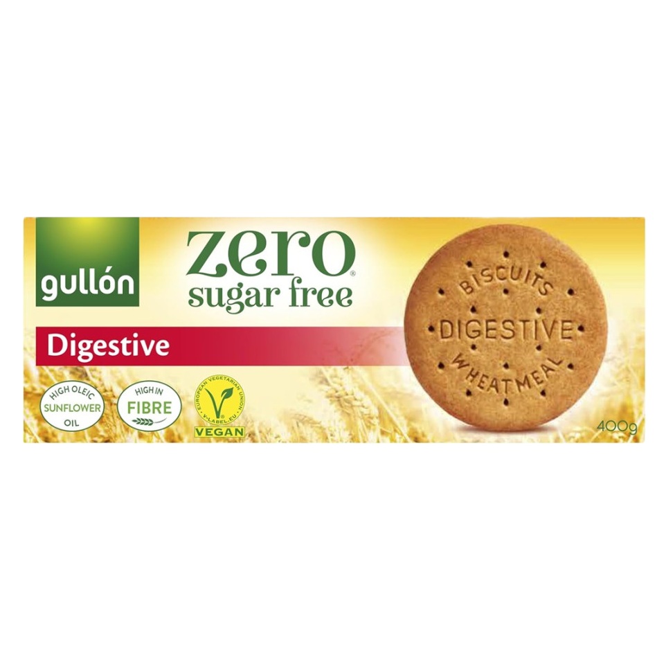 Biscuiti digestivi fara zahar Zero, 400 g, Gullon