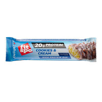 Baton proteic cu biscuiti si frisca Delight, 60 g, FitSpo