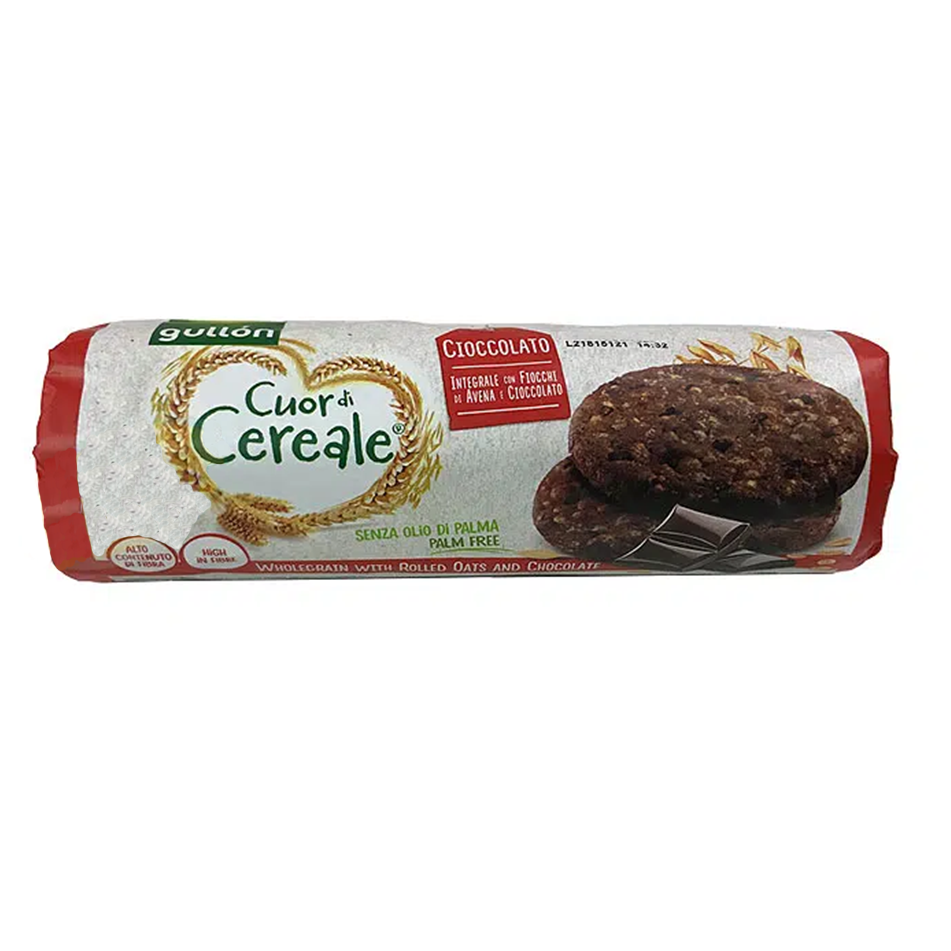 Biscuiti cu cereale si ciocolata, 280 g, Gullon