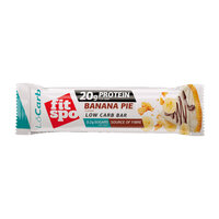 Baton Proteic Placinta Cu Banane LoCarb, 60 g, FitSpo
