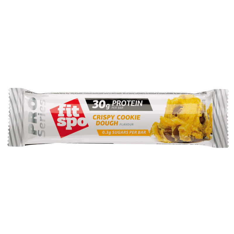 Baton proteic cu aluat crocant de biscuiti PRO, 85 g, FitSpo