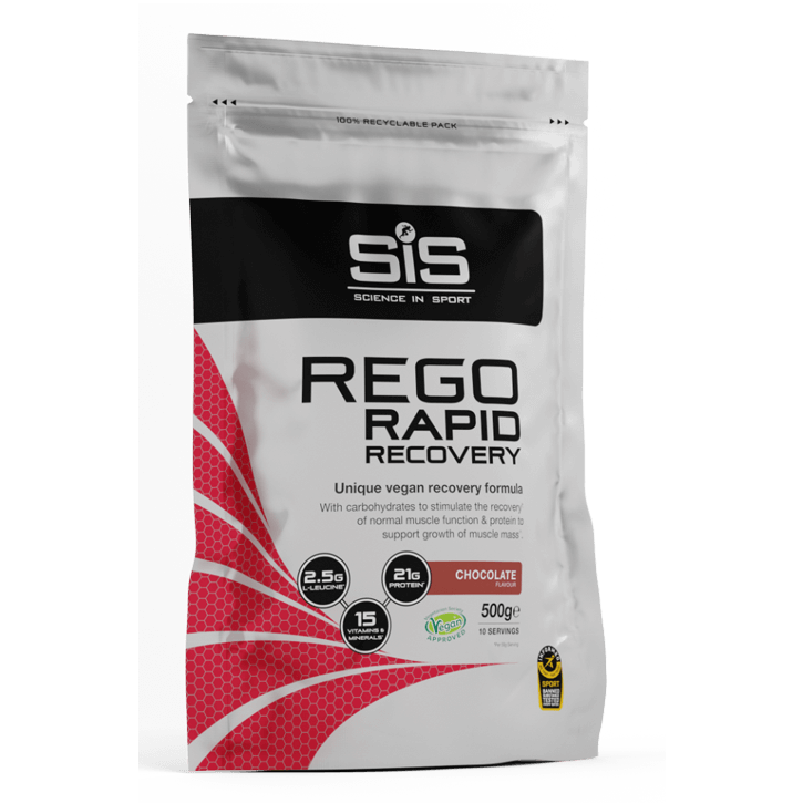 Bautura de refacere cu aroma de ciocolata Sis Rego Rapid Recovery, 500 g, Science In Sport