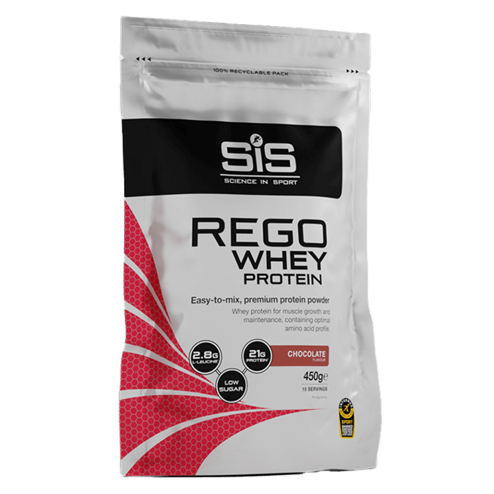 Proteina din zer cu aroma de cioolata Sis Rego Whey Protein, 450 g, Science In Sport