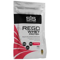 Proteina din zer cu aroma de capsuni Sis Rego Whey Protein, 450 g, Science In Sport