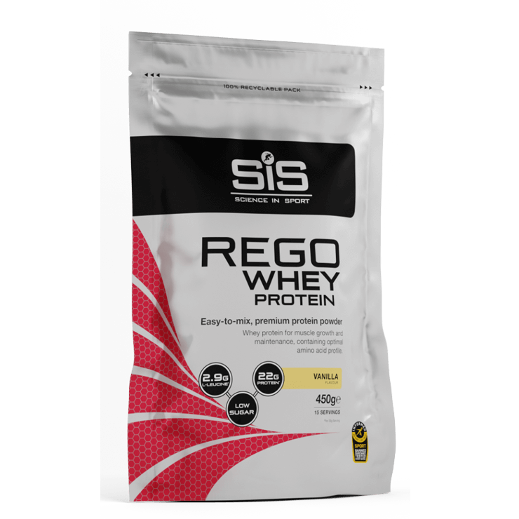 Proteina din zer cu aroma de vanilie Sis Rego Whey Protein, 450 g, Science In Sport