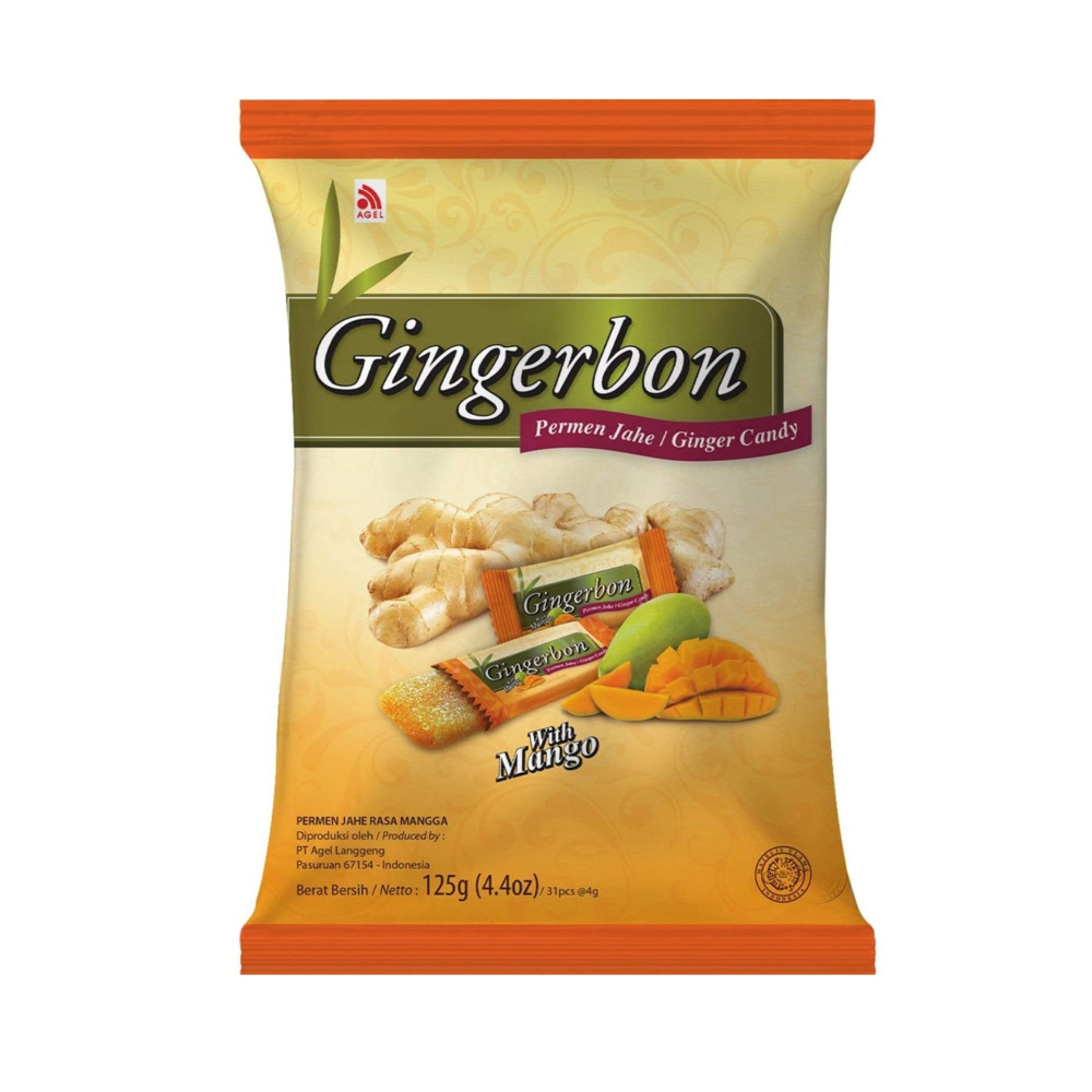 Jeluri de ghimbir cu mango, 125 g, Agel