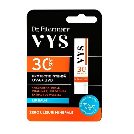 Balsam de buze cu SPF 30 Kiss, 4.5 g, Doctor Fiterman