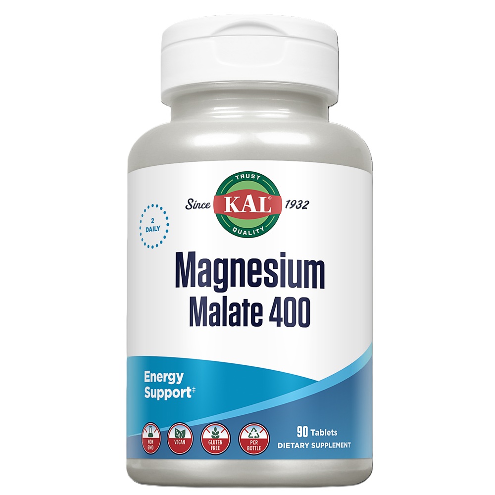 Magnesium Malate, 400 mg, 90 tablete, Kal