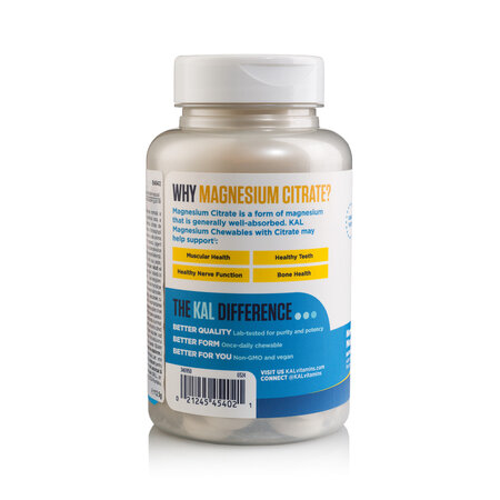 Magnesium Chewable, 60 mg, 90 tablete masticabile, Kal 726117