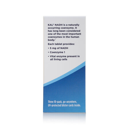 NADH, 5 mg, 30 tablete, Kal 726890
