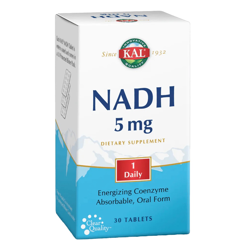 NADH, 5 mg, 30 tablete, Kal
