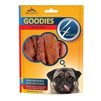 Recompense cu aroma de pui pentru caini Goodies Chicken Strips, 100 g, Pet Factory