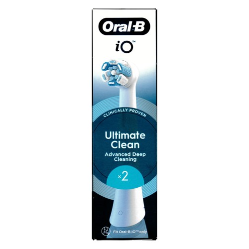 Rezerve albe pentru periuta de dinti electrica iO Ultimate Clean, 2 bucati, Oral-B