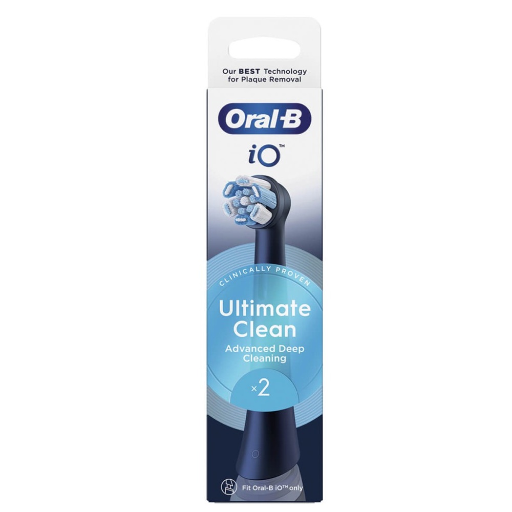 Rezerve negre pentru periuta de dinti electria iO Ultimate Clean, 2 bucati, Oral-B