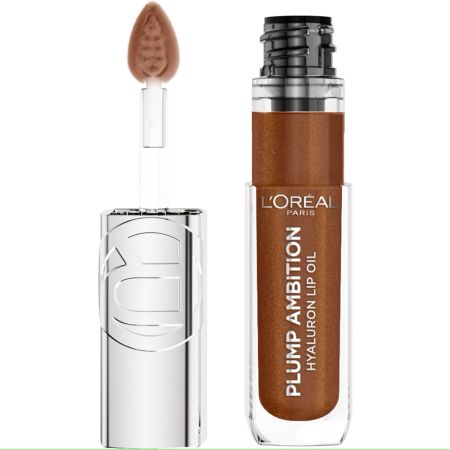 Ulei pentru buze cu efect de volum Plump Ambition 008 La Nuit Sparkle, 5 ml, L'Oreal Paris 657531