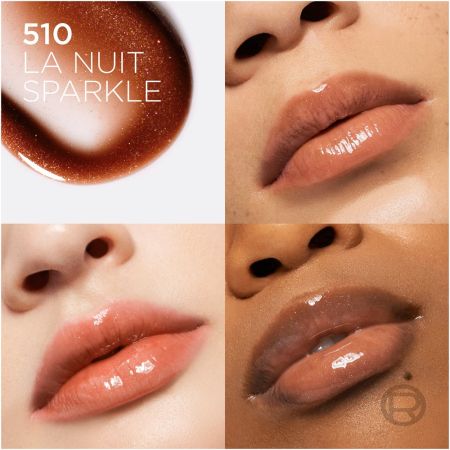 Ulei pentru buze cu efect de volum Plump Ambition 008 La Nuit Sparkle, 5 ml, L'Oreal Paris 657532