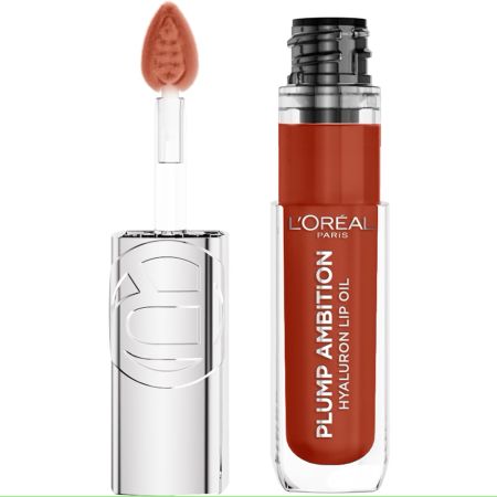 Ulei pentru buze cu efect de volum Plump Ambition 009 Wine O’Clock, 5 ml, L'Oreal Paris 657535