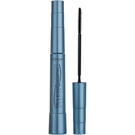 Mascara pentru alungire extrema rezistent la apa Telescopic Waterproof Black, 8 ml, L'Oreal Paris 657574