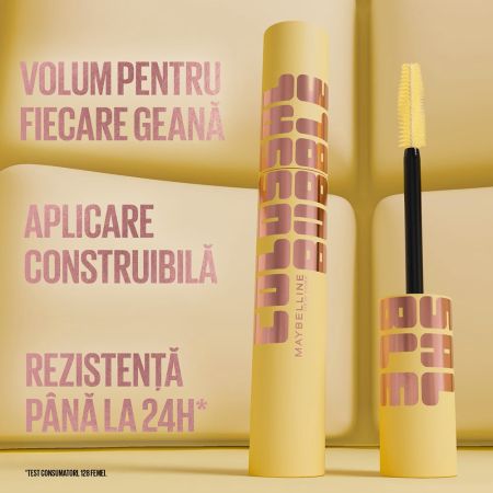 Mascara pentru volum Colossal Bubble WSB, 8 ml, Maybelline 657585