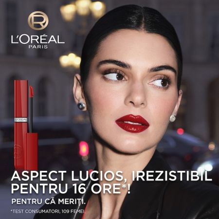 Ruj lichid Infaillible Laque Resistance 220 Paris Sunset, 4.3 ml, L'Oreal Paris 657619