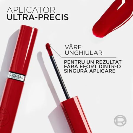 Ruj lichid Infaillible Laque Resistance 220 Paris Sunset, 4.3 ml, L'Oreal Paris 657614