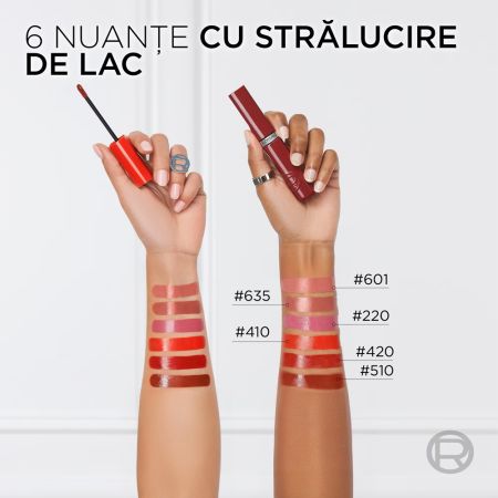 Ruj lichid Infaillible Laque Resistance 220 Paris Sunset, 4.3 ml, L'Oreal Paris 657615
